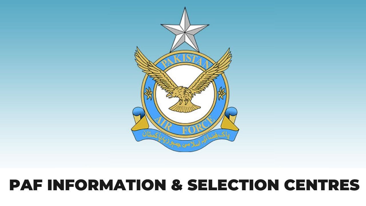 PAF Information & selection centres