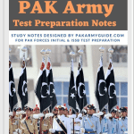 PAK Army Guide Study Notes