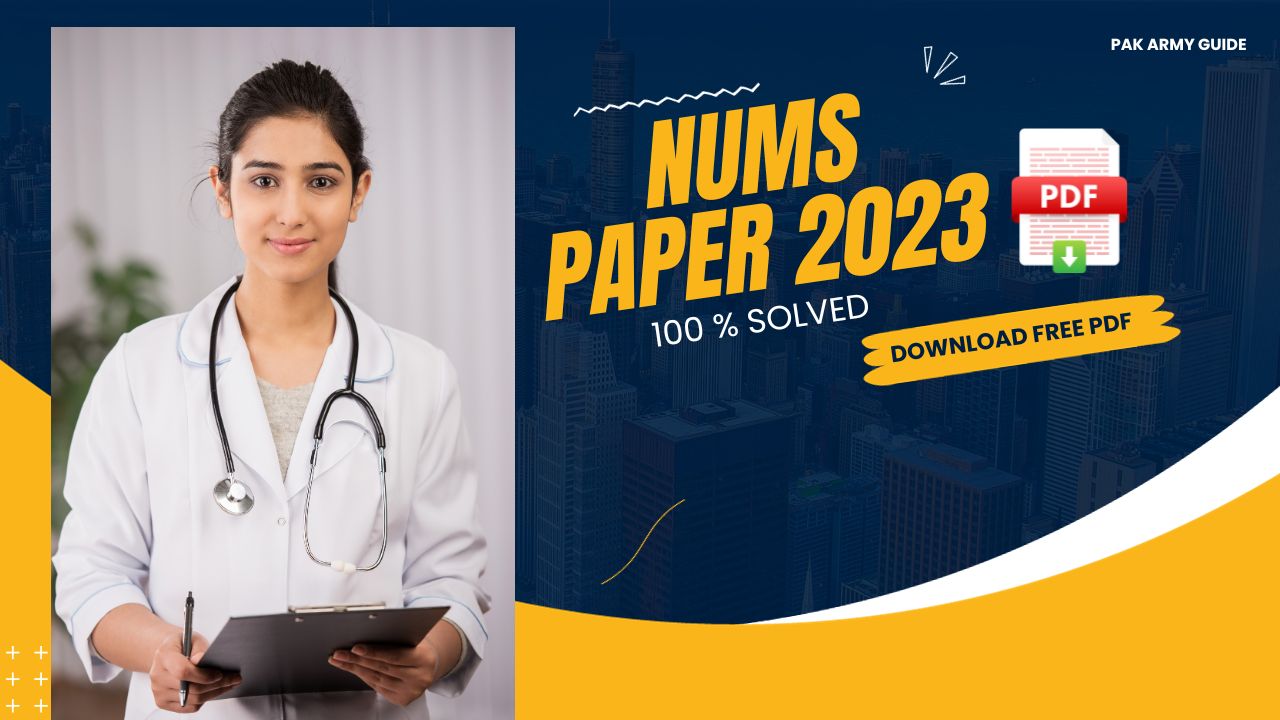 Nums Paper Solved Download Nums Paper Pdf Pak Army Guide